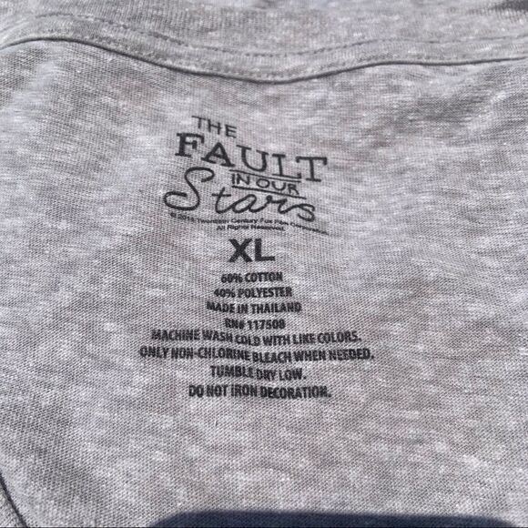 2/$15 🌸 The Fault in Our Stars “Okay?Okay.” Graphic V-Neck - Picture 4 of 4